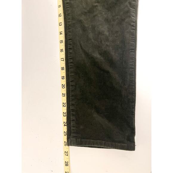 Banana Republic High-Rise Slim Corduroy Pant in Mallard Green - Picture 6 of 8